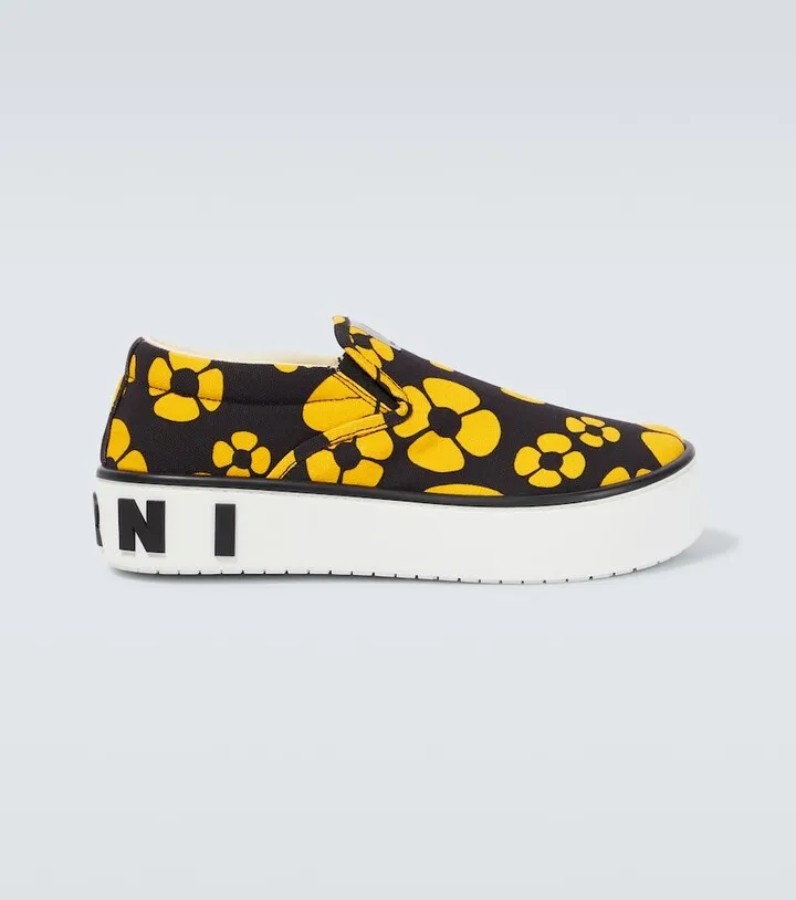 x Carhartt floral slip-on sneakers