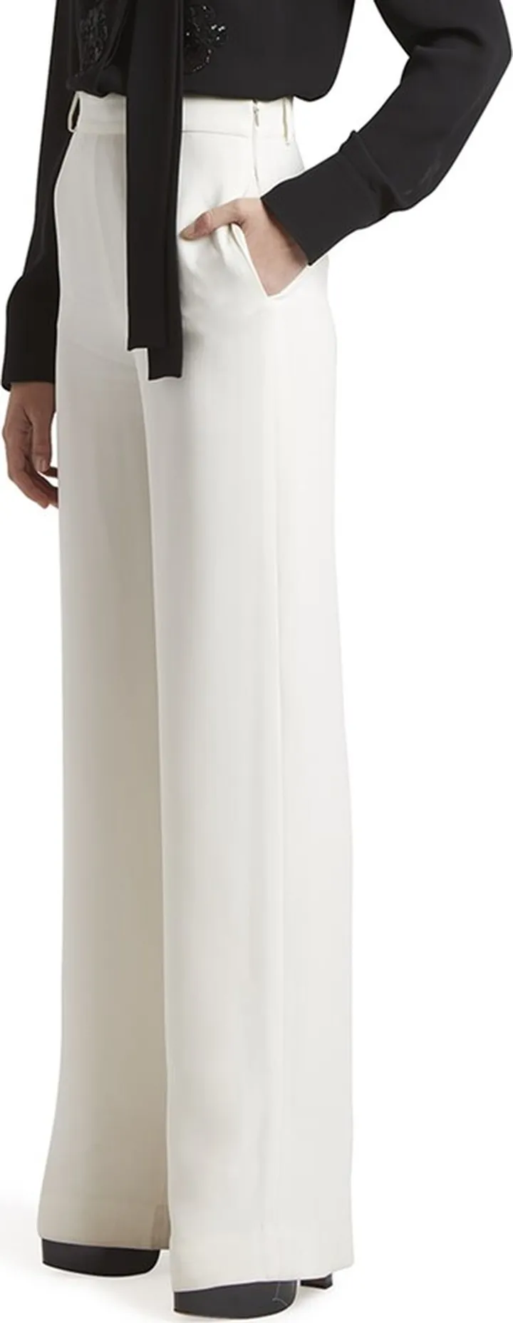 Wide-Leg Suiting Trousers