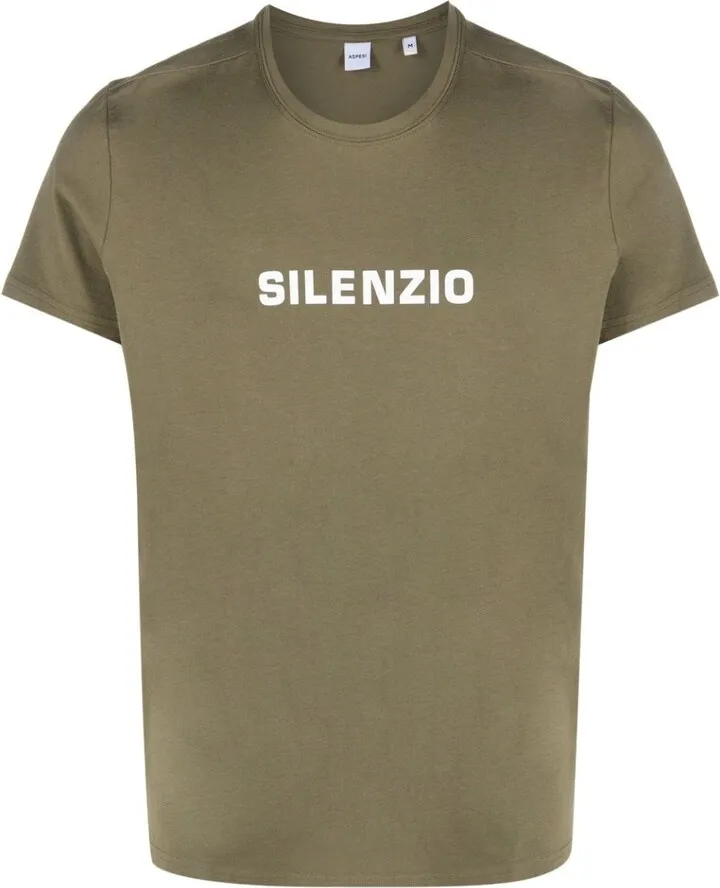 'Silenzio' short-sleeve T-shirt