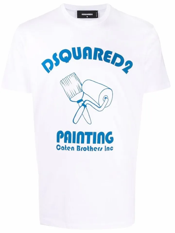 graphic-print cotton T-shirt