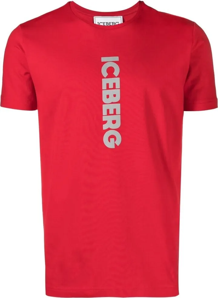 logo-print stretch-cotton T-shirt