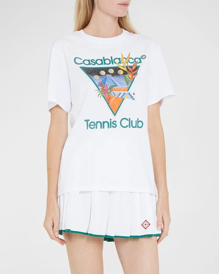 Tennis Club Icon-Print T-Shirt