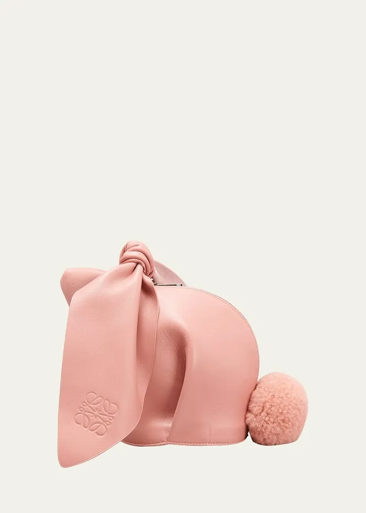 Bunny Zip Leather Shoulder Bag
