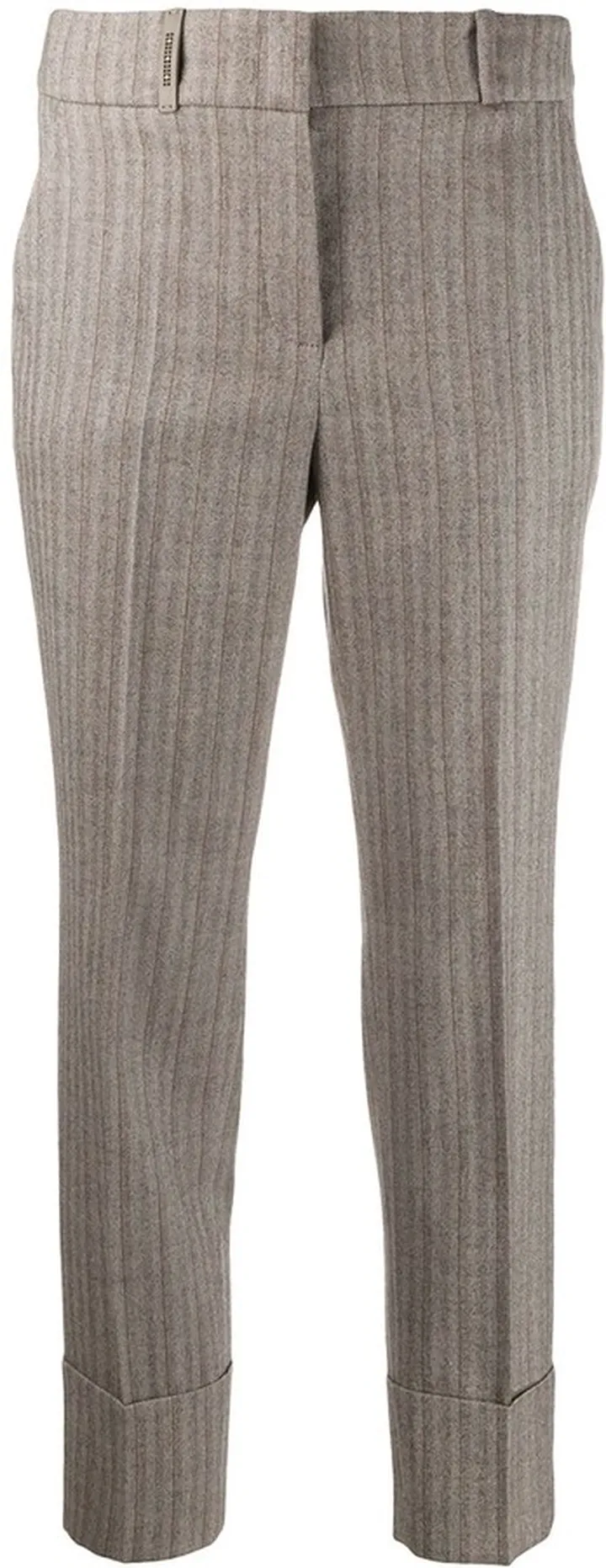Striped Cropped Trousers