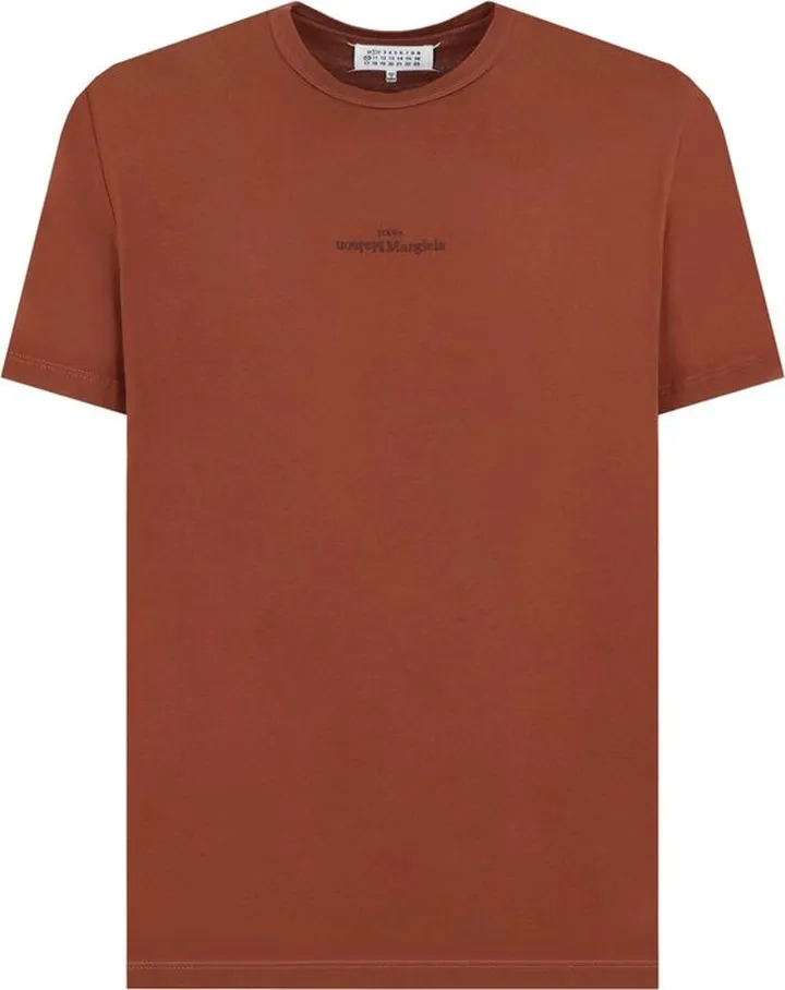 Maison Margiela Logo Embroidered Crewneck T-Shirt