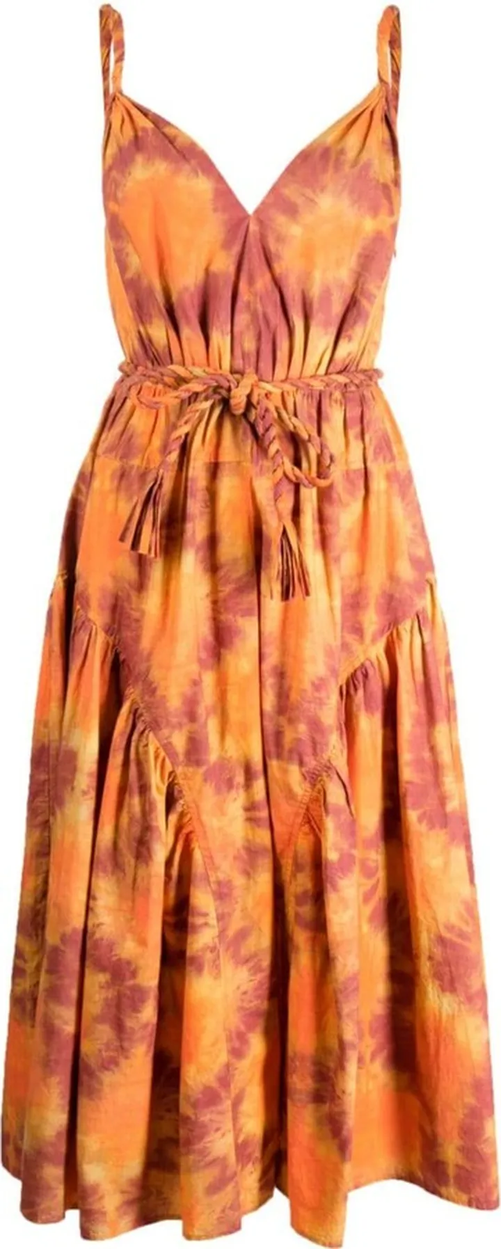 Valentina tie-dye midi dress