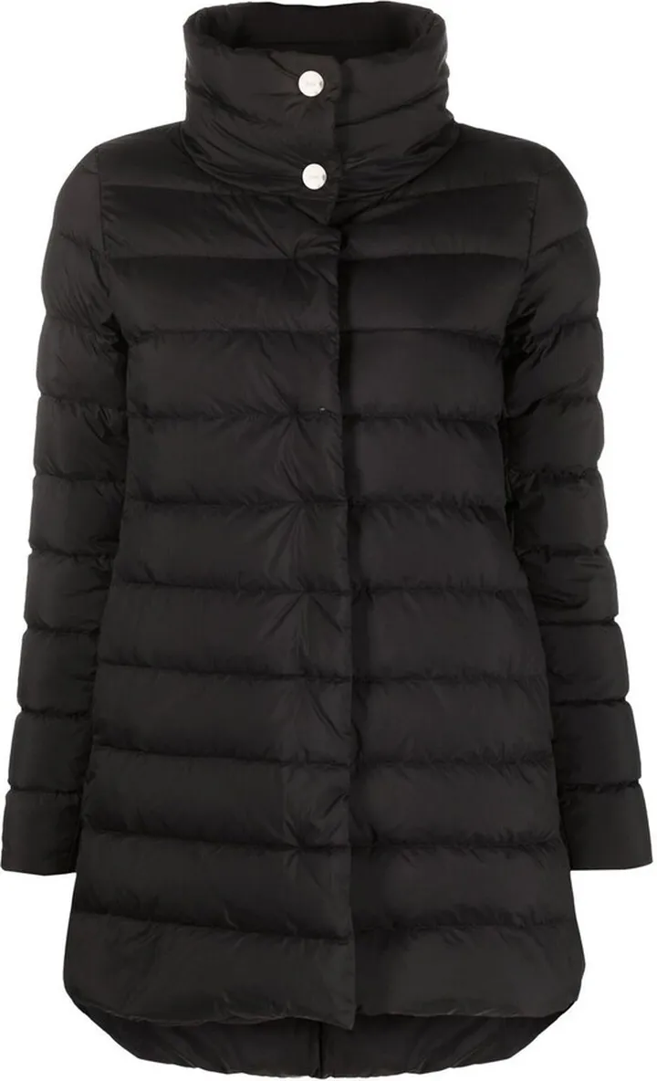 Zip-Fastening Padded Coat