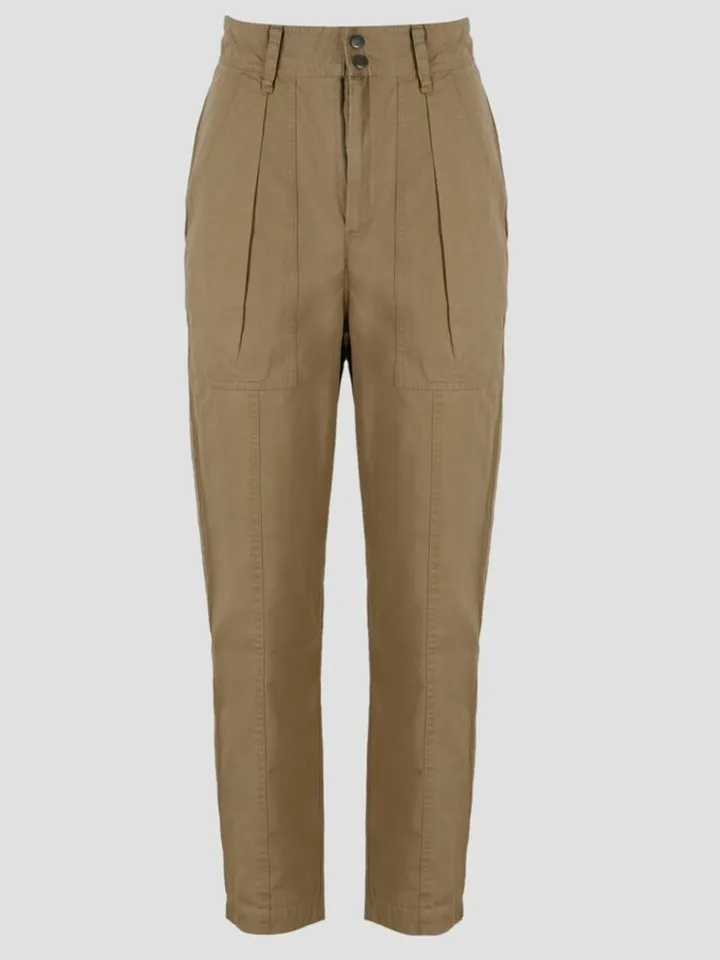 Isabel Marant Étoile High-Waist Tapered Leg Trousers