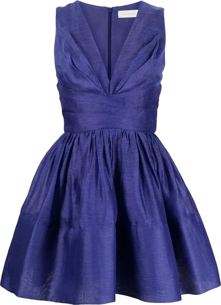 Tama V-neck minidress