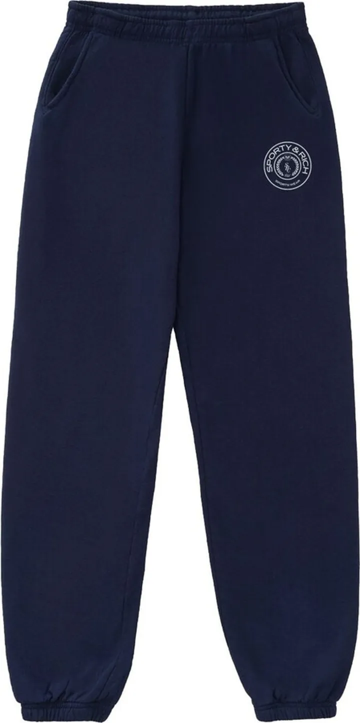 Connecticut Crest cotton track pants