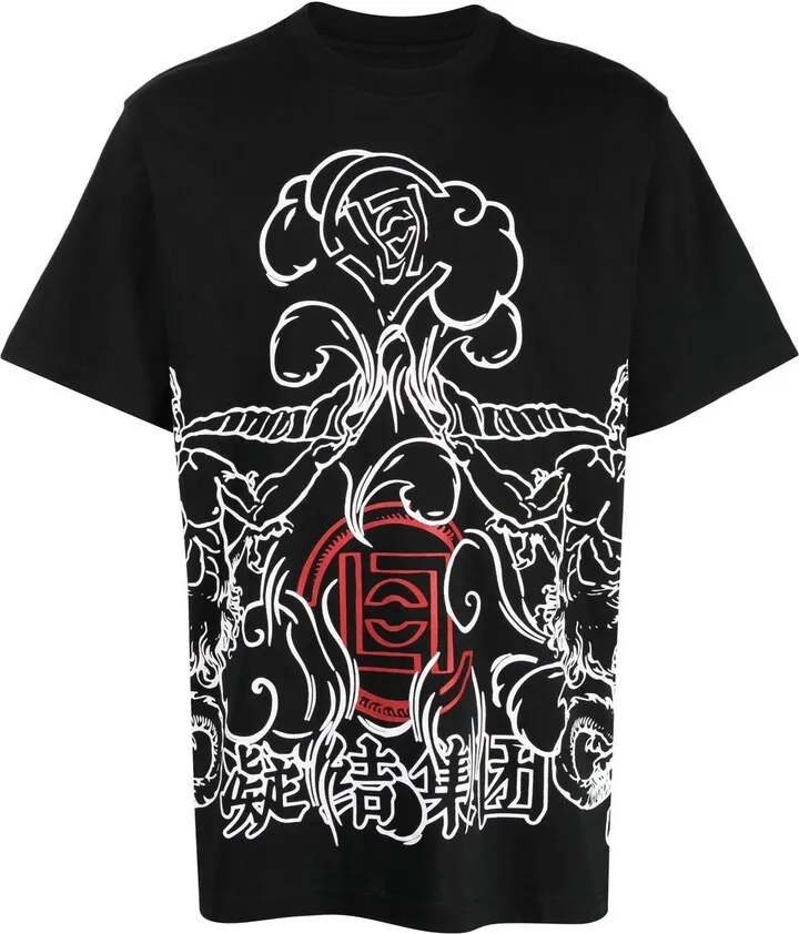 Monster crew-neck T-shirt