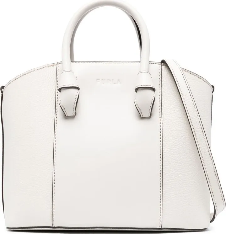 Panelled Leather Tote