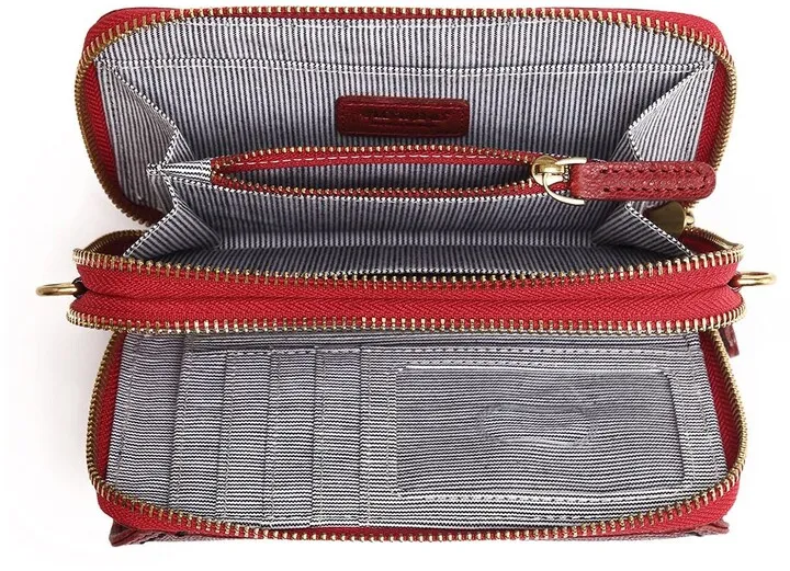Leather Convertible Crossbody Bag