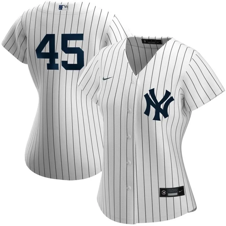 Women's Gerrit Cole White New York Yankees Home Replica Player Jersey