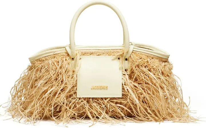 Le Panier Soli Raphia tote bag