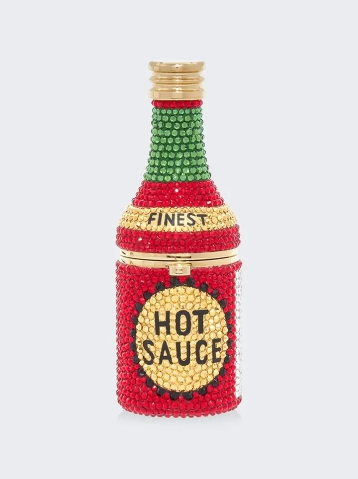 Mini Hot Sauce Bottle Pillbox Red