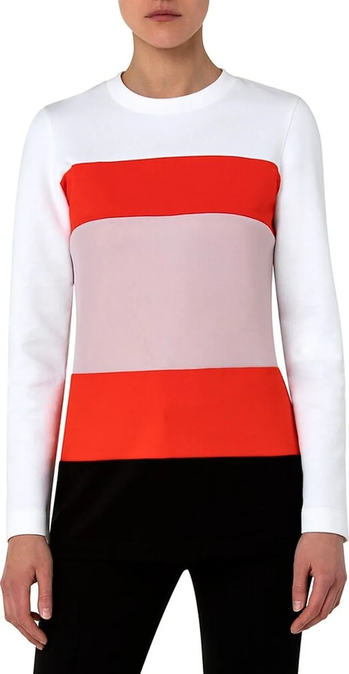 Striped Tunic Sweatshirt