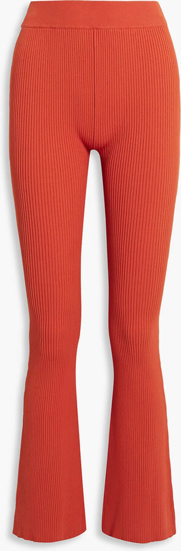 Rimini ribbed-knit flared pants