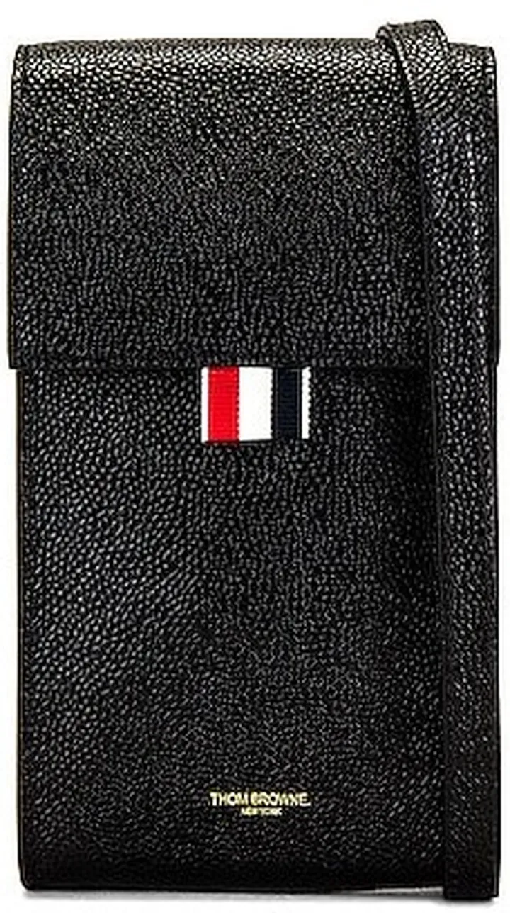 Thom Browne Phone Holder in Black