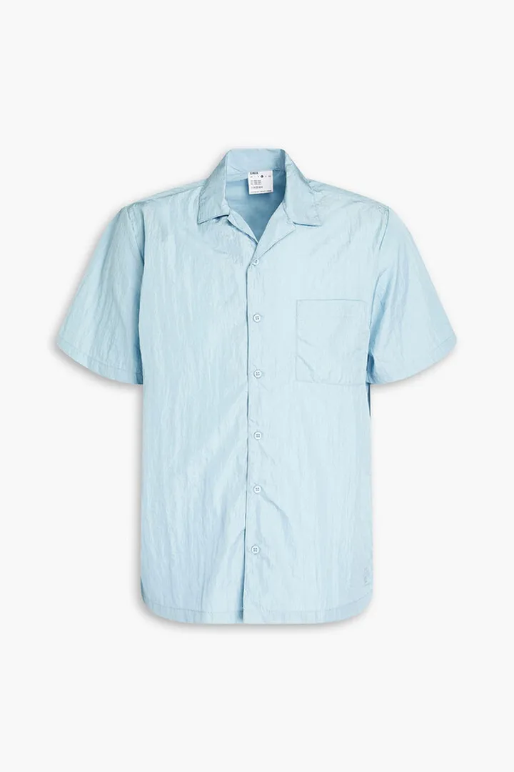 Crinkled taffeta shirt