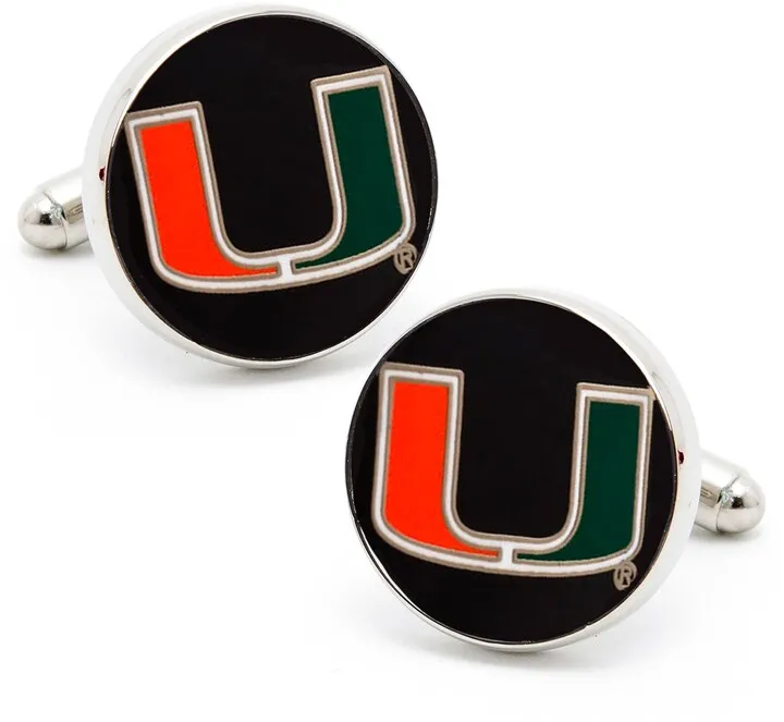 'Miami Hurricanes' Cuff Links