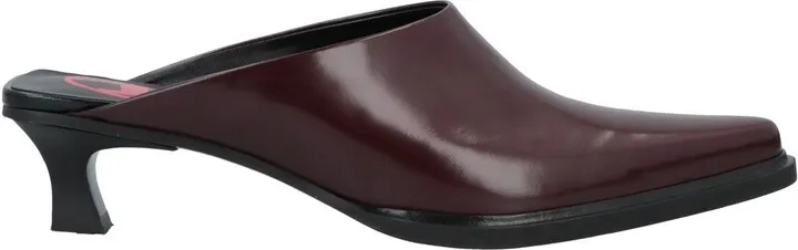 Mules & Clogs Burgundy