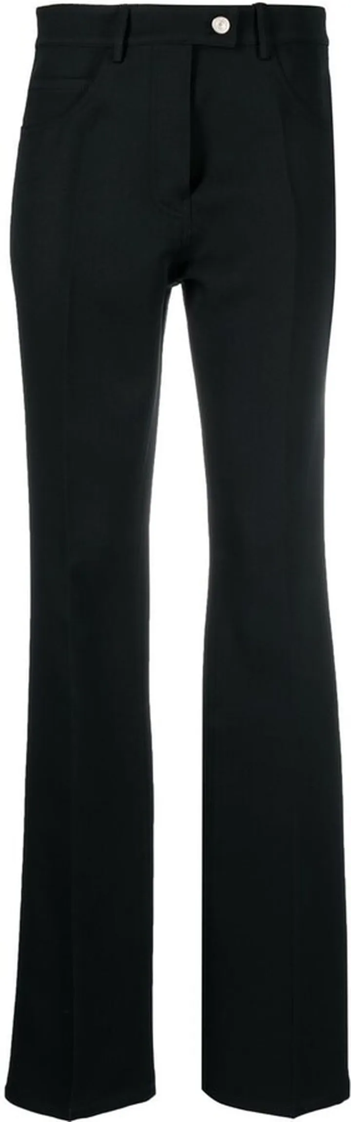 High-Waisted Straight-Leg Trousers