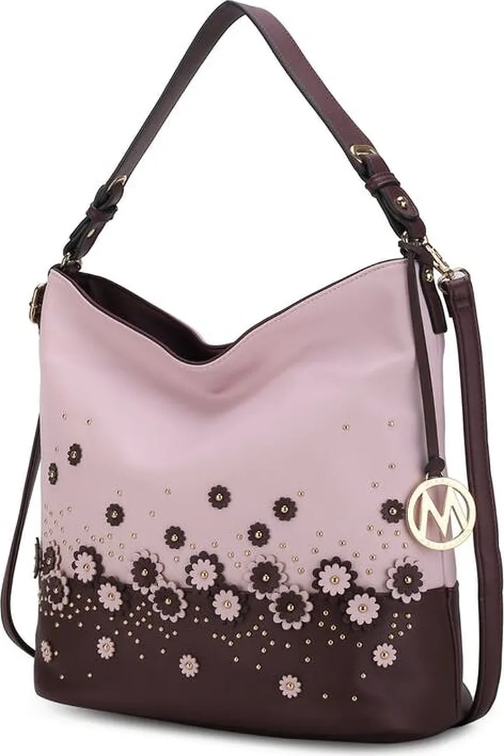 MKF Collection by Mia K Dione Vegan leather Shoulder Handbag For Women's - Red