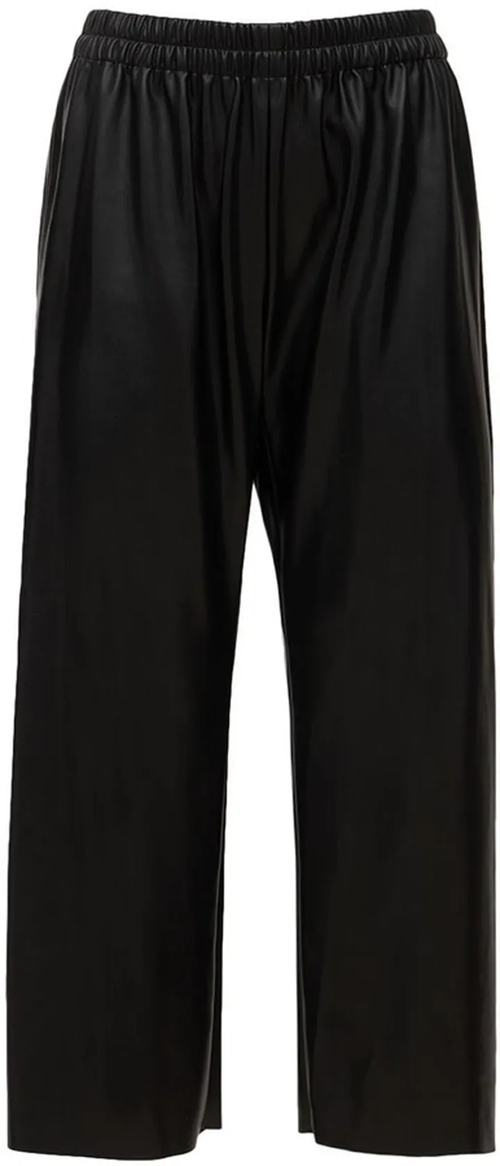 Oscilla faux leather wide cropped pants
