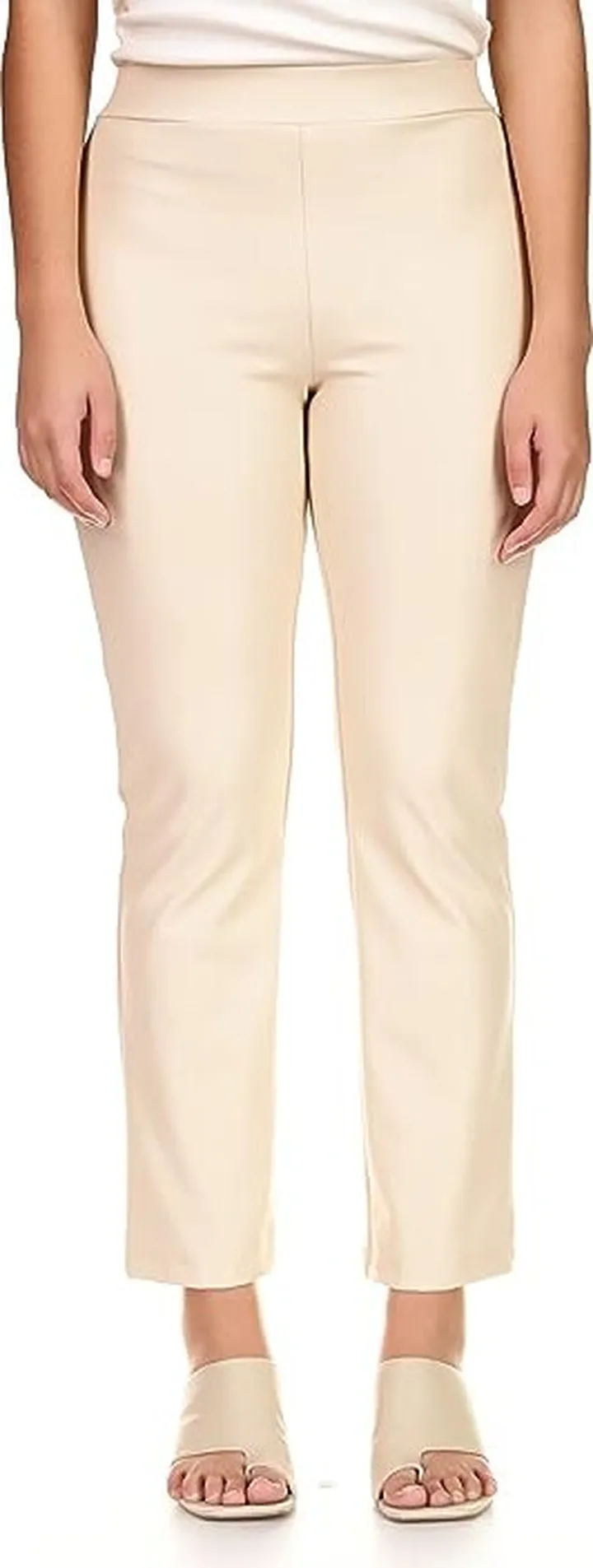 Sanctuary Carnaby Kick Crop (Oatmilk) Women's Clothing