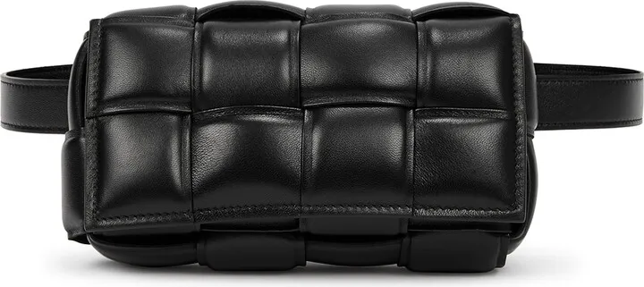 Bottega Veneta Padded Cassette Intrecciato Leather Belt Bag