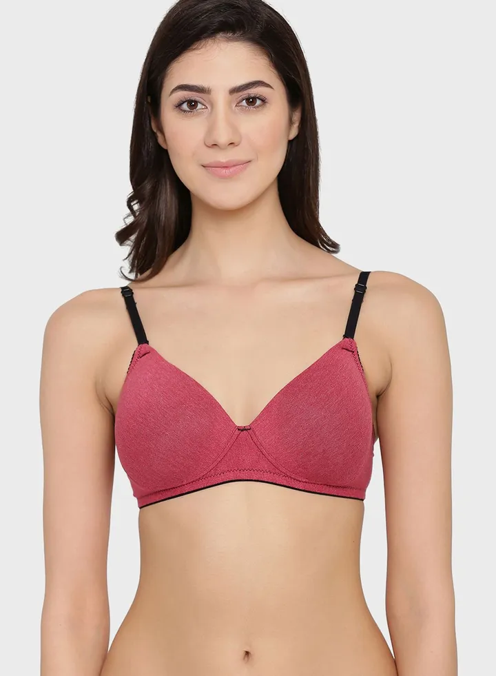 Padded Non-Wired Full Coverage Multiway T-Shirt Bra - Cotton