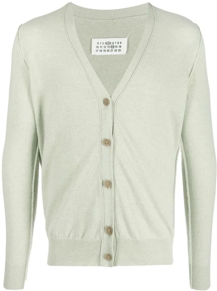 V-neck cashmere cardigan