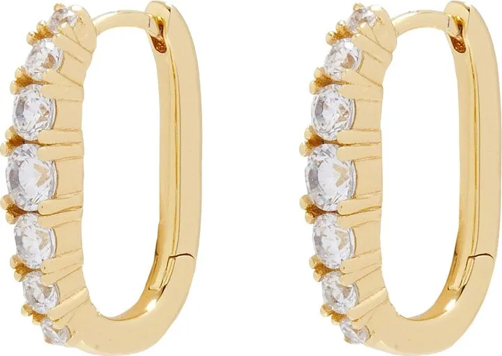 The Tai Diamonte Huggies Earrings Gold
