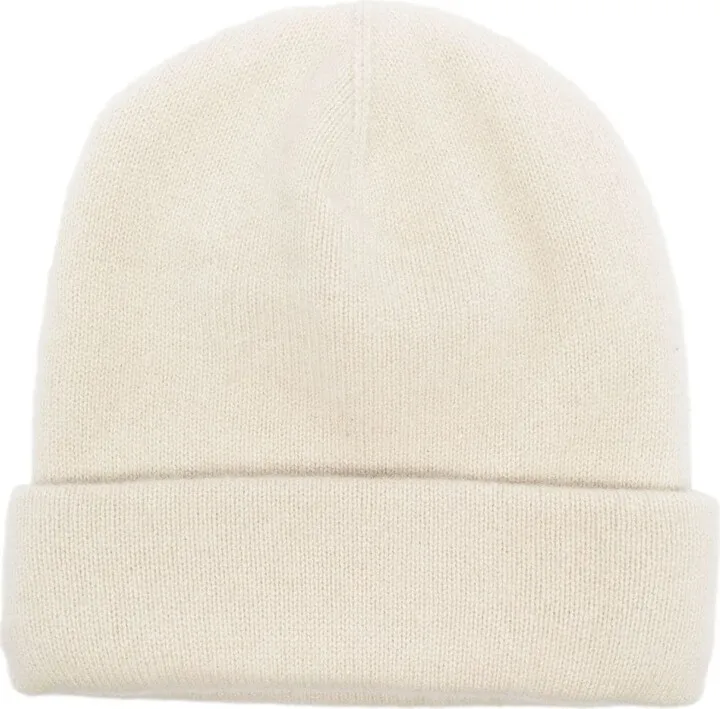 Turn-Up Cashmere Beanie