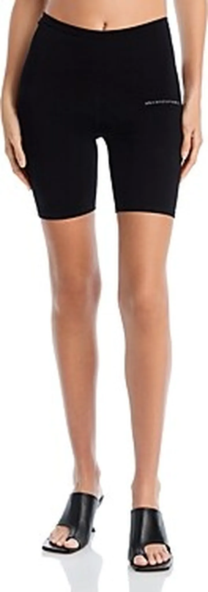 alexanderwang.t High Rise Logo Bike Shorts