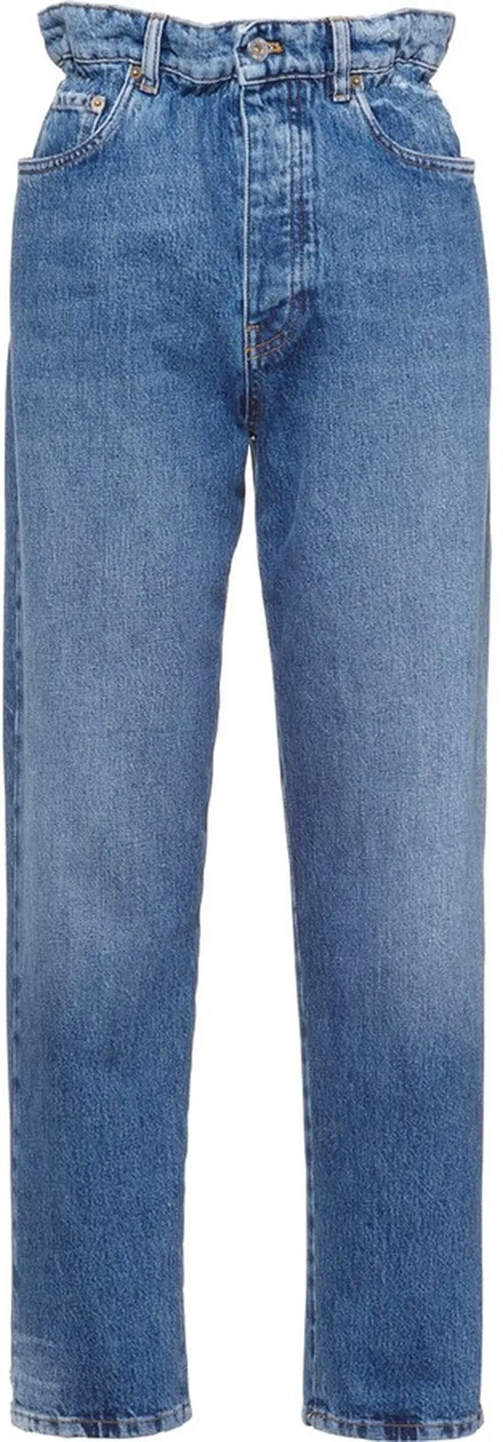 Paperbag High-Waist Jeans