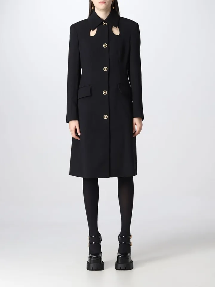 Coat women Versace