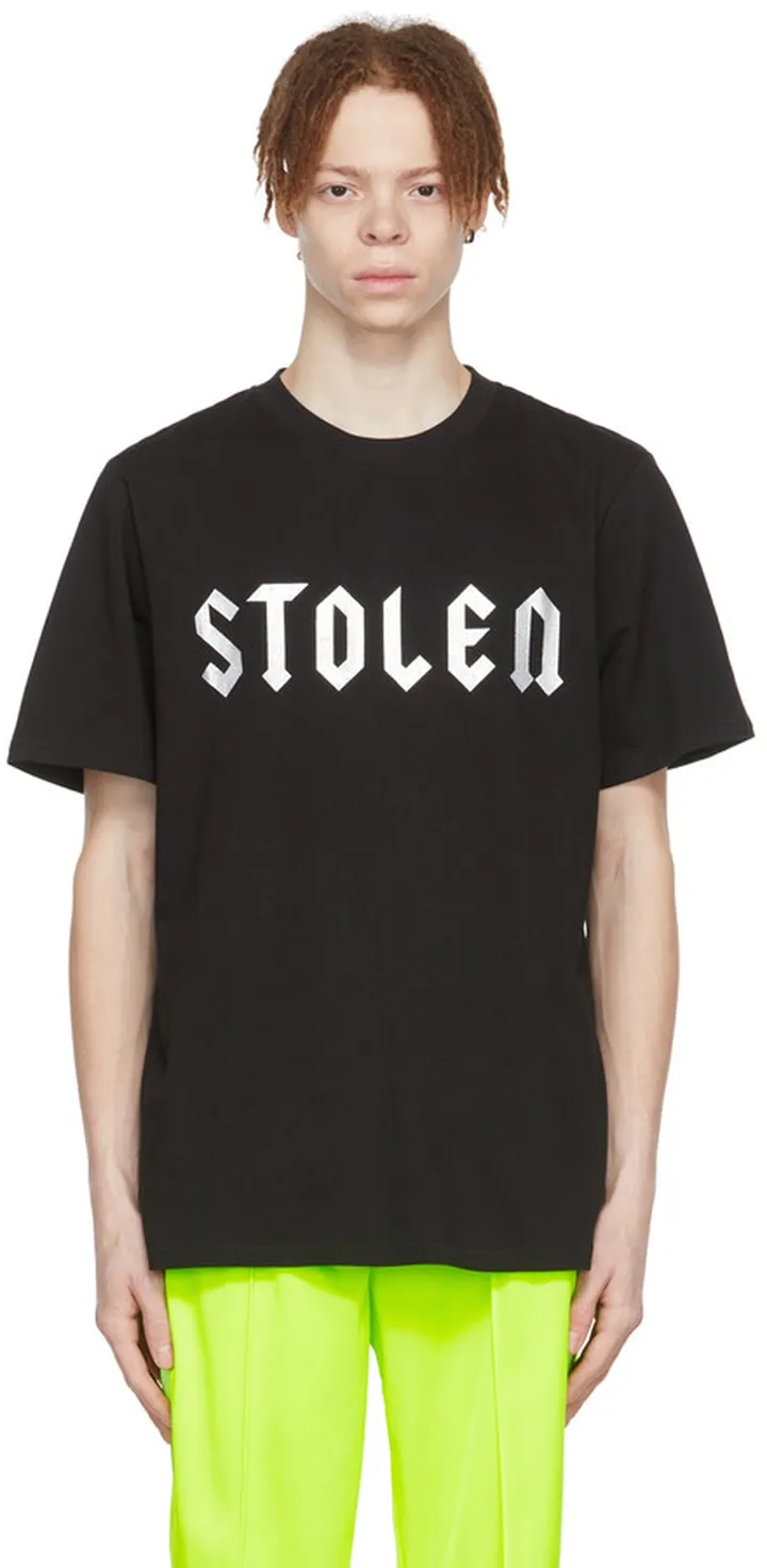 Stolen Girlfriends Club Black Organic Cotton T-Shirt