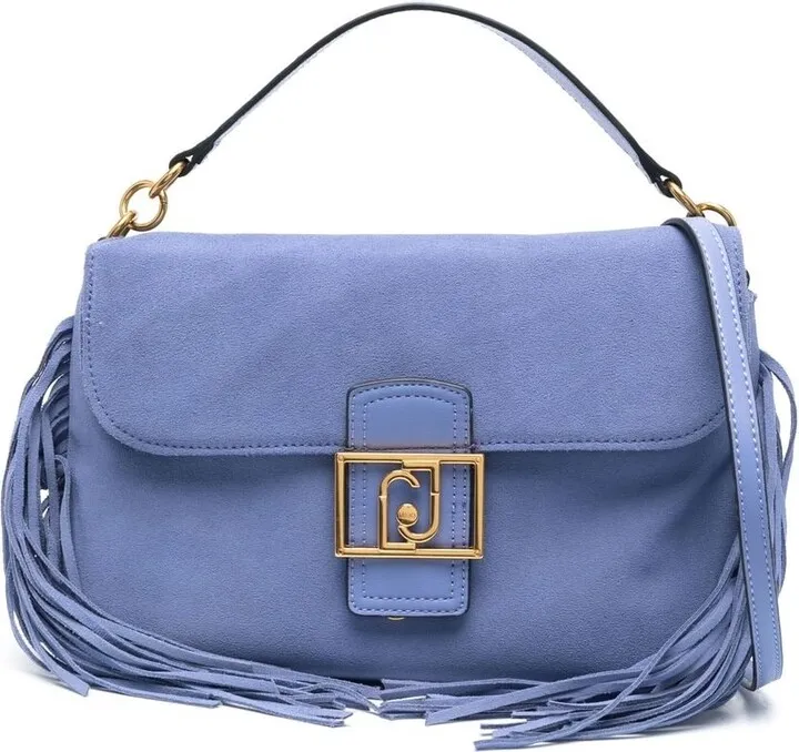 Logo Fringe-Detail Tote Bag