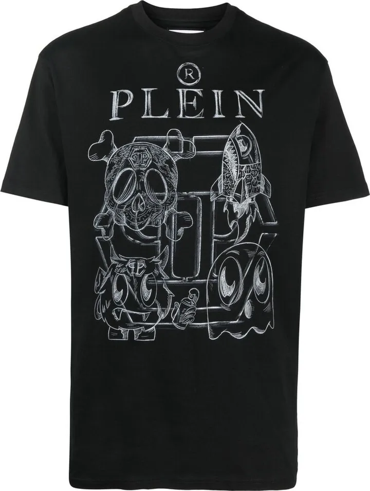 Monsters logo print T-shirt