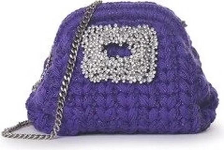 Gedebe Mini Mama Embellished Interwoven Shoulder Bag