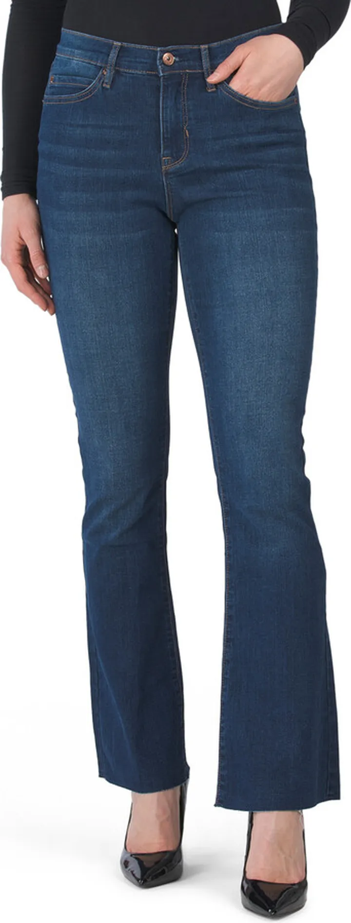 High Rise Bootcut Jeans