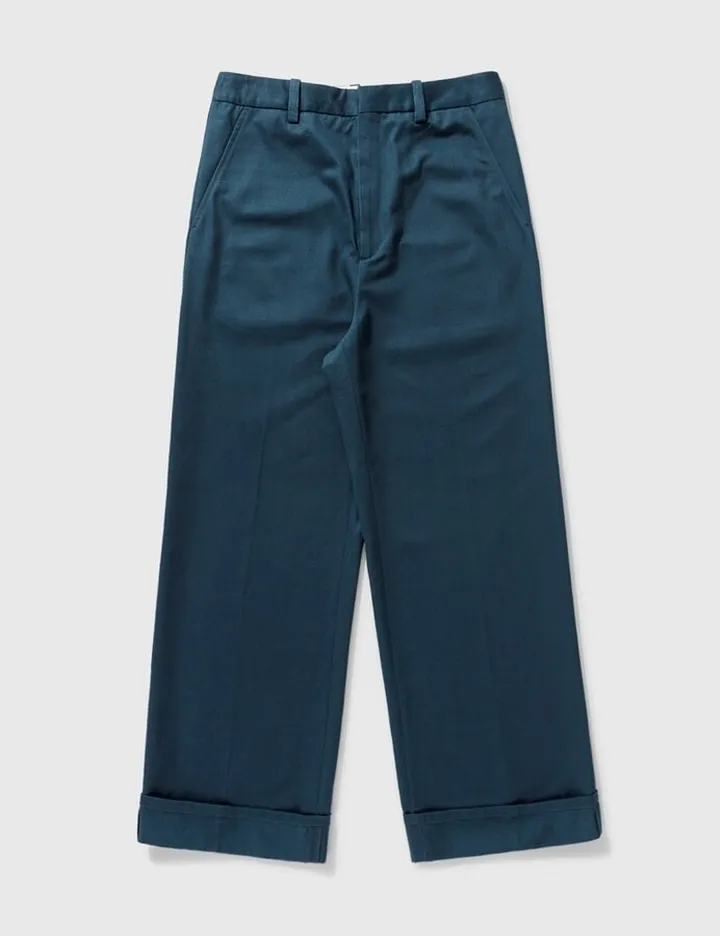 Long Wide-Leg Trousers