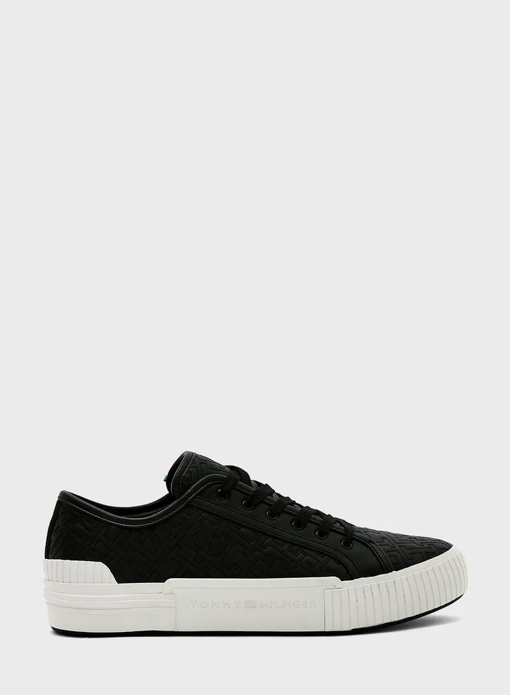 Vulcanized Monogram Low Top Sneakers