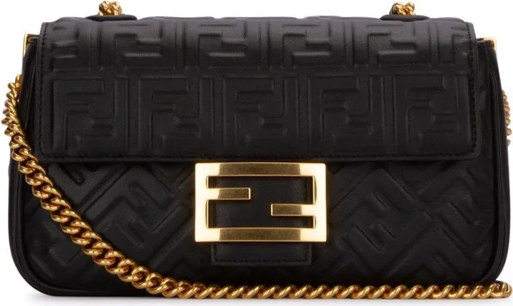 Ff Motif Chained Shoulder Bag