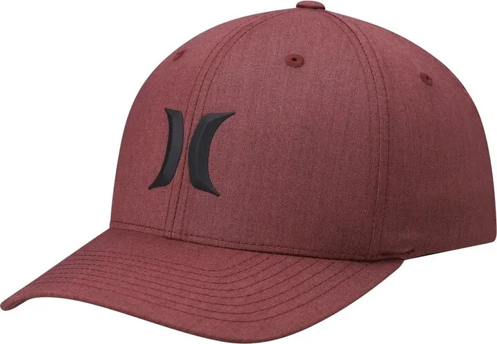 Men's Hurley Maroon Icon Weld Flex Hat