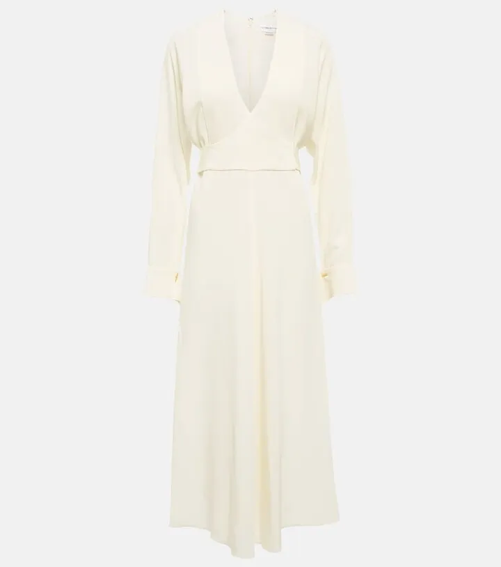 Wrap midi dress
