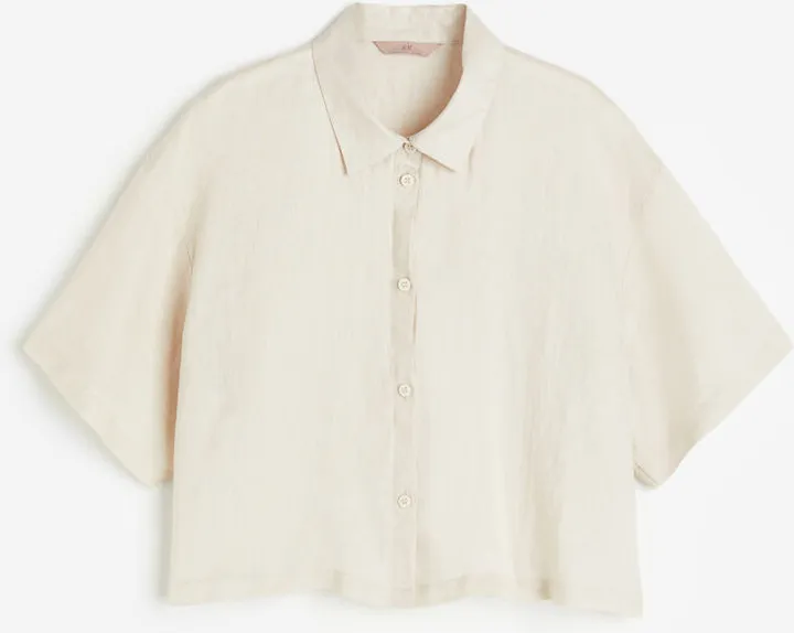 Short Linen Shirt