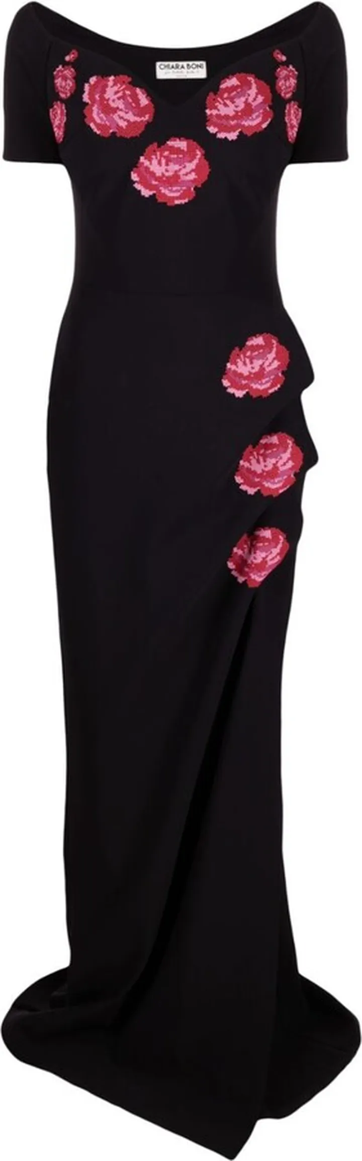 Floral-Printed Long Dress